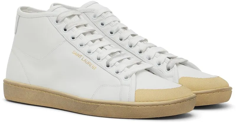 Saint Laurent White Court Classic SL/39 Sneakers (65277304GB0)