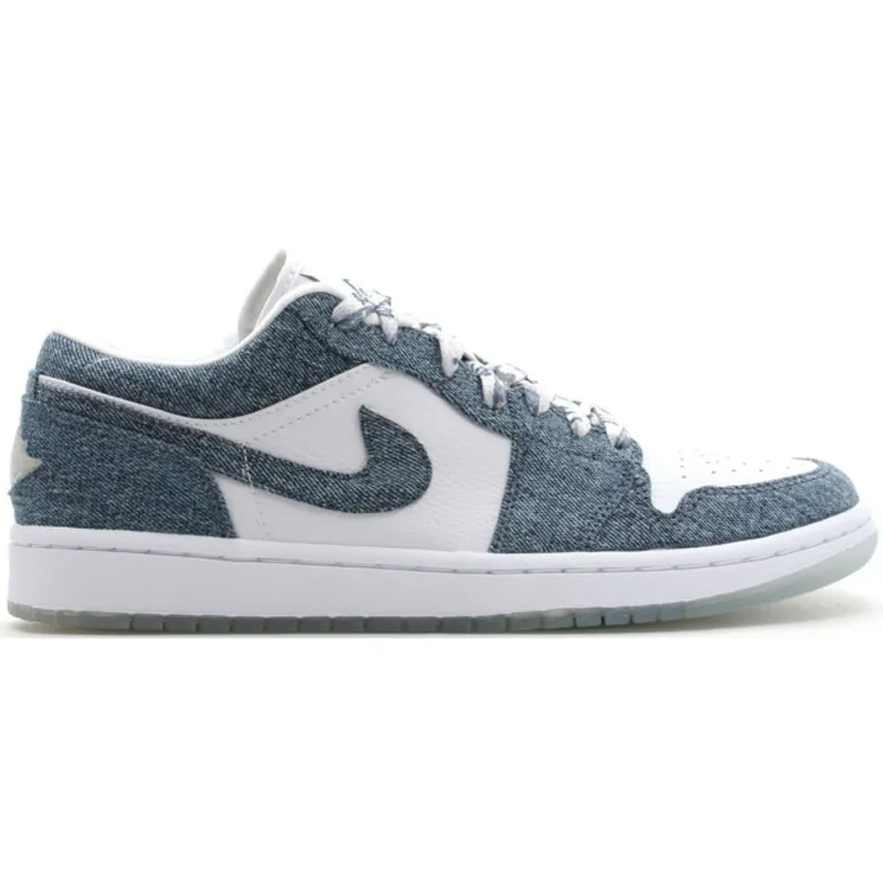Jordan 1 Retro Low Canvas White Denim (W) (315921-141)