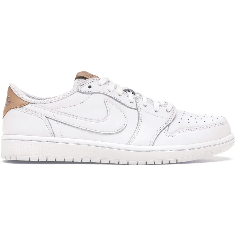 Jordan 1 Retro Low OG White Vachetta (905136-100)