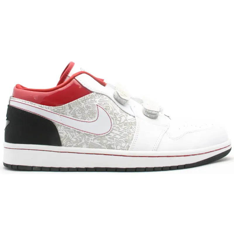 Jordan 1 Retro Low Velcro White Varsity Red (339894-161)