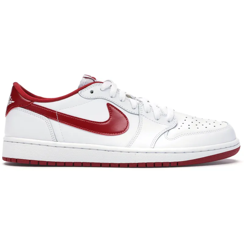 Jordan 1 Retro Low White Varsity Red (705329-101)