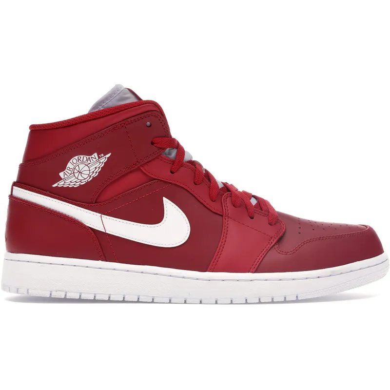 Jordan 1 Retro Mid Gym Red White (554724-600)
