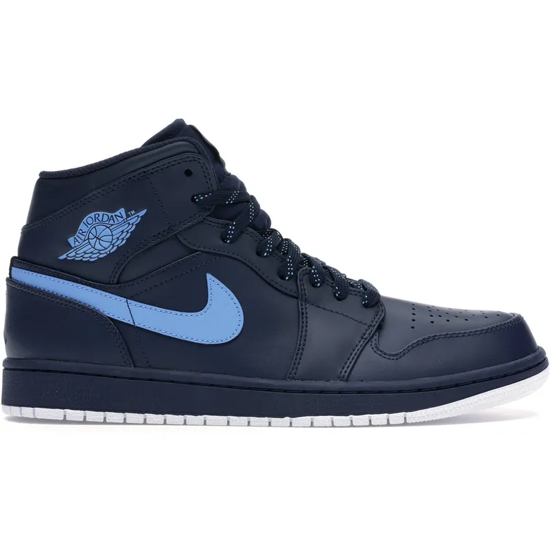 Jordan 1 Retro Mid Obsidian University Blue (554724-405)