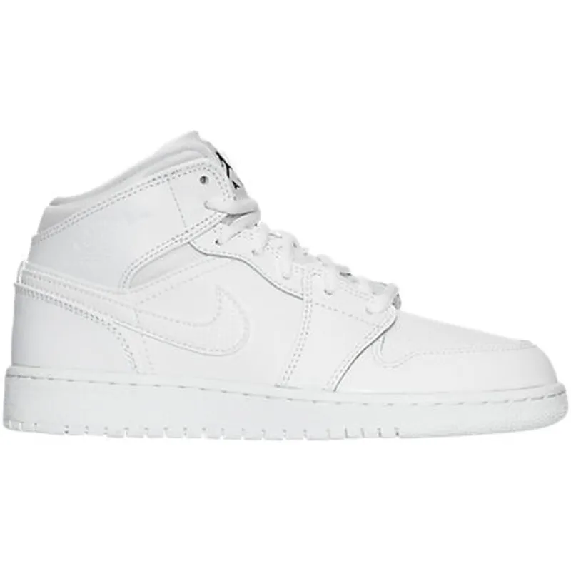 Jordan 1 Retro Mid White (2017) (GS) (554725-110)