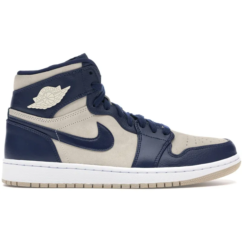 Jordan 1 Retro Premium Midnight Navy Light Cream (W) (AQ9131-401)