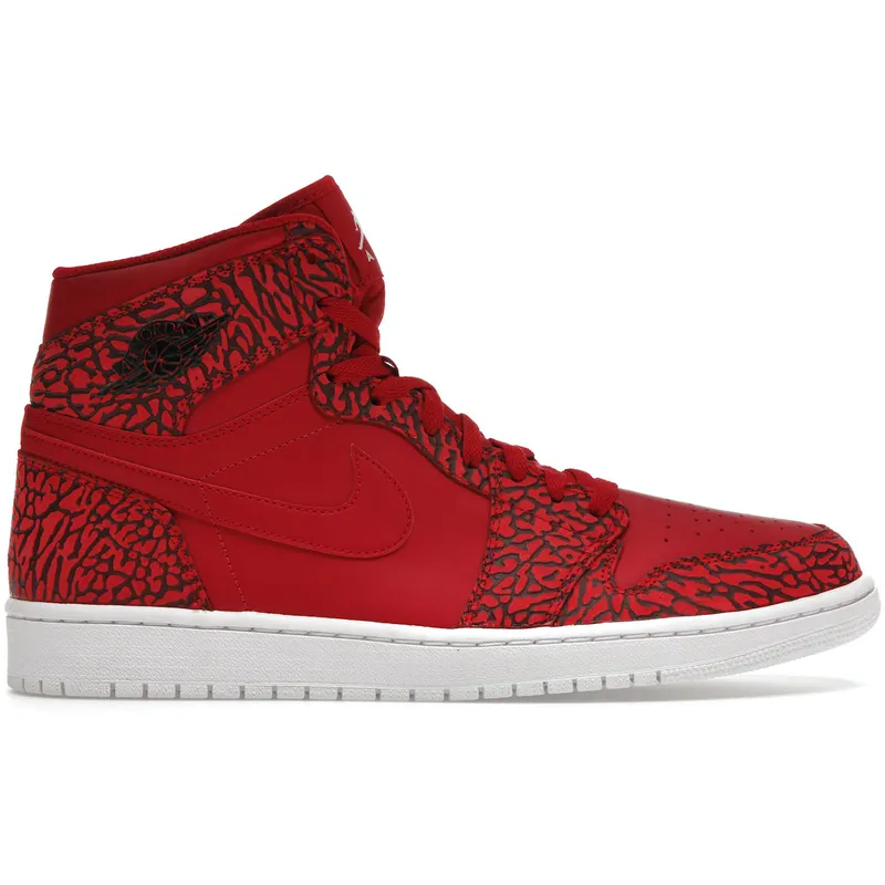Jordan 1 Retro Red Elephant Print (839115-600)