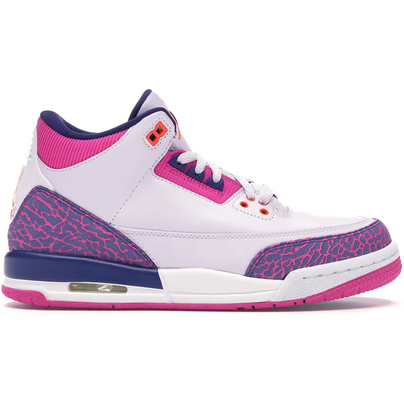 Jordan 3 Retro Barely Grape (GS) (441140-500)