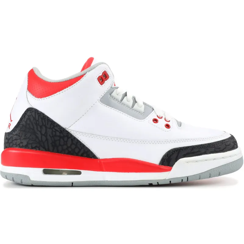 Jordan 3 Retro Fire Red (2007) (GS) (834014-161)