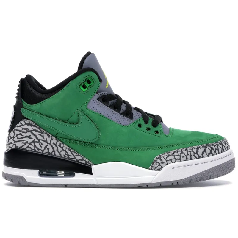 Jordan 3 Retro Tinker Oregon Ducks PE (AJ3 867493)