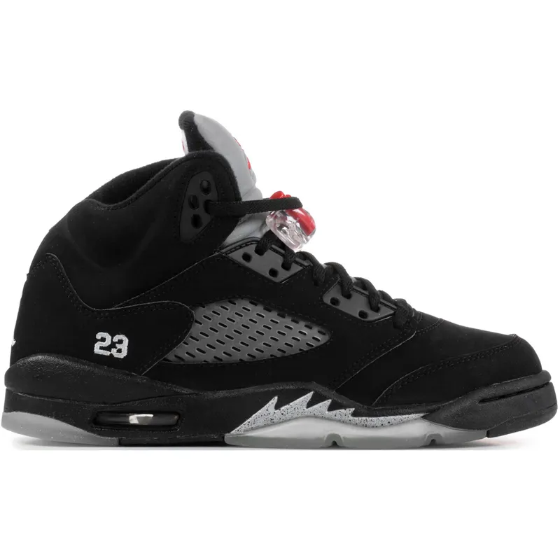 Jordan 5 Retro Black Metallic (2007) (GS) (134092-004)