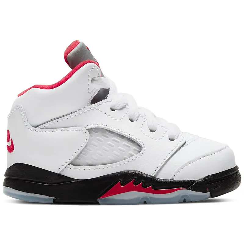 Jordan 5 Retro Fire Red Silver Tongue (2020) (TD) (440890-102)