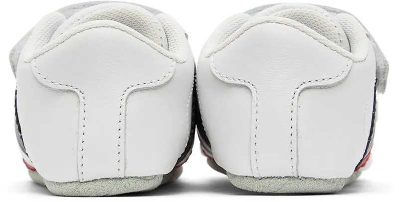 Moncler Enfant Baby White Stripe Sneakers (H19514M7000001AD1)