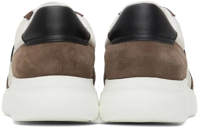 Axel Arigato Beige & Brown Genesis Vintage Runner Sneakers (27573)