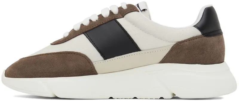 Axel Arigato Beige & Brown Genesis Vintage Runner Sneakers (27573)