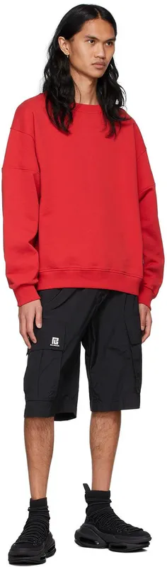 Balmain Black B-Bold Hiking Sneakers (XM1VH283TLDK)
