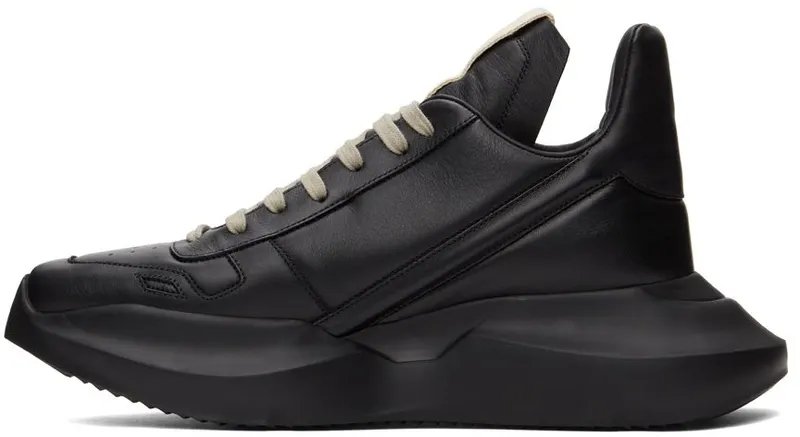 Rick Owens Black Geth Sneakers (RR01B1814 LPO)
