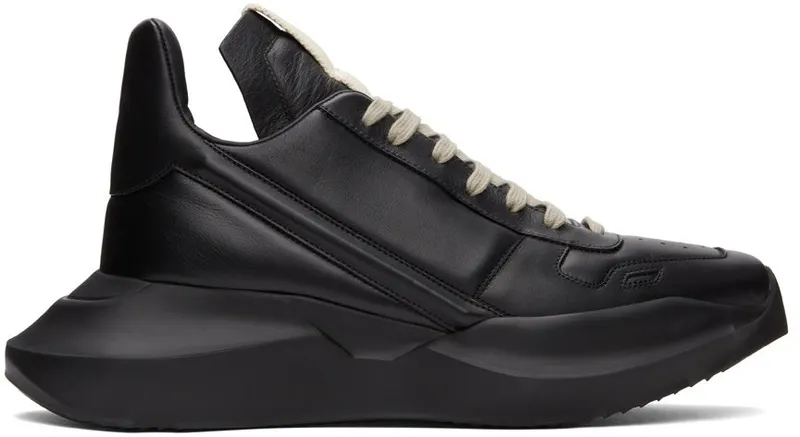 Rick Owens Black Geth Sneakers (RR01B1814 LPO)