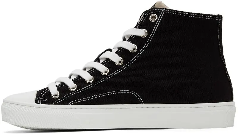 Vivienne Westwood Black Plimsoll High Sneakers (75010001M-W0004-)