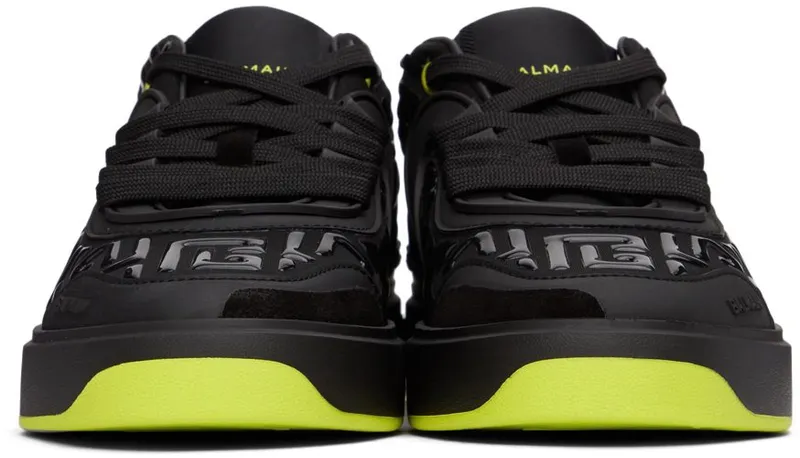 Balmain Black Skate Low Sneakers (XM1VI292TSNL)