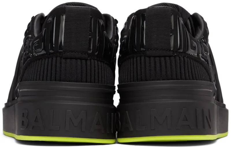 Balmain Black Skate Low Sneakers (XM1VI292TSNL)