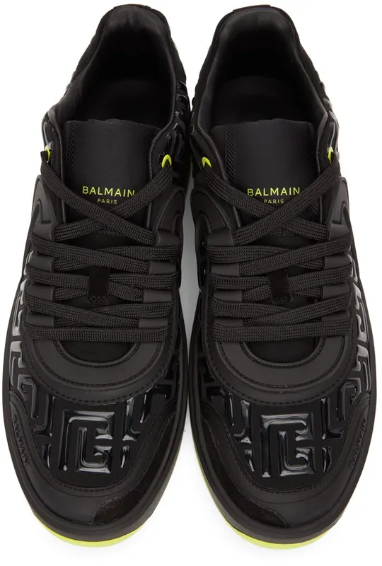 Balmain Black Skate Low Sneakers (XM1VI292TSNL)