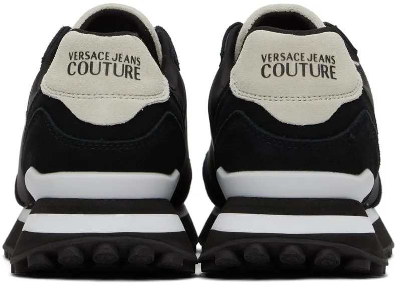 Versace Jeans Couture Black Spyke Sneakers (E72YA3SE2 EZP076)