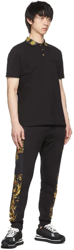 Versace Jeans Couture Black Spyke Sneakers (E72YA3SE2 EZP076)