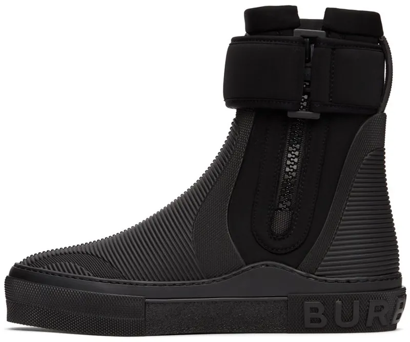 Burberry Black Sub High-Top Sneakers (8052335)