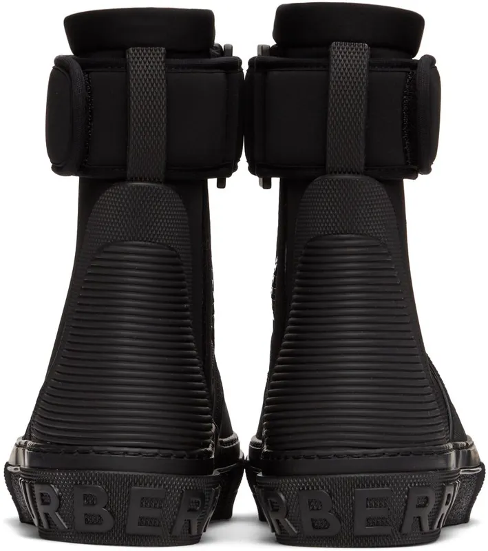 Burberry Black Sub High-Top Sneakers (8052335)