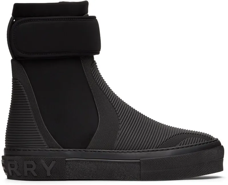 Burberry Black Sub High-Top Sneakers (8052335)