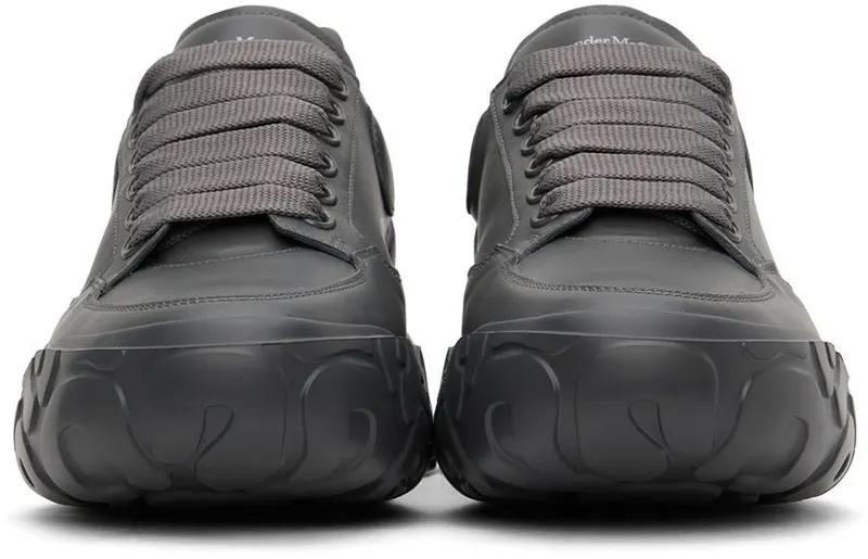 Alexander McQueen Grey Court Trainer Sneakers (634619WIAGC1513)