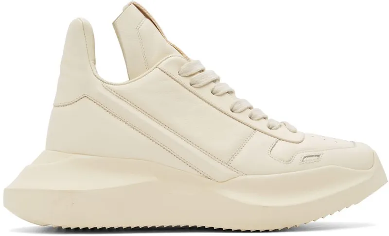 Rick Owens Off-White Geth Runner Sneakers (RU01B1814 LPO)