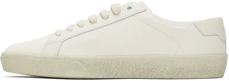 Saint Laurent Off-White Worn-Look Court Classic SL/06 Sneakers (610648 GUP10)