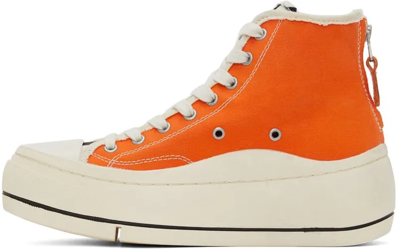 R13 Orange Kurt High-Top Sneakers (R13S5029M-S045A)