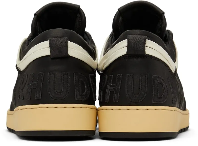 Rhude SSENSE Exclusive Black Rhecess Low Sneakers (RHSS22FO23178372)
