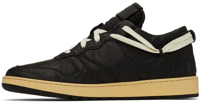 Rhude SSENSE Exclusive Black Rhecess Low Sneakers (RHSS22FO23178372)