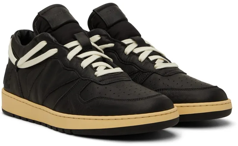 Rhude SSENSE Exclusive Black Rhecess Low Sneakers (RHSS22FO23178372)