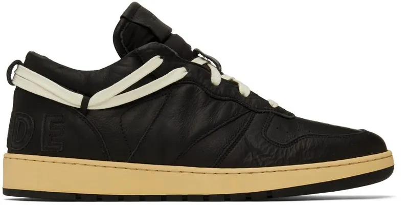 Rhude SSENSE Exclusive Black Rhecess Low Sneakers (RHSS22FO23178372)