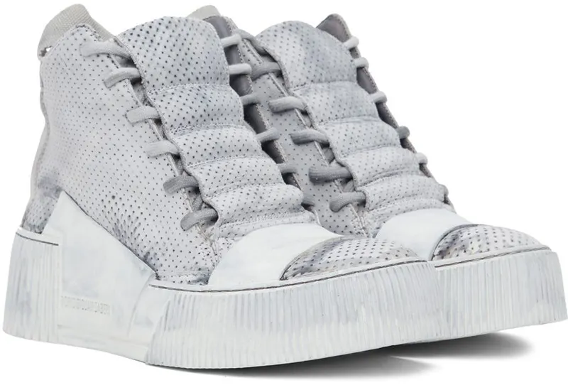 Boris Bidjan Saberi SSENSE Exclusive Grey Bamba 1.1 Sneakers (SSNSx14)