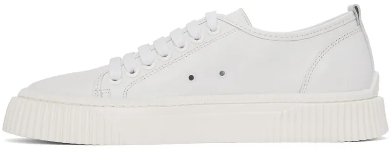 AMI Alexandre Mattiussi White Ami Sole Low-Top Sneakers (USN401.857)
