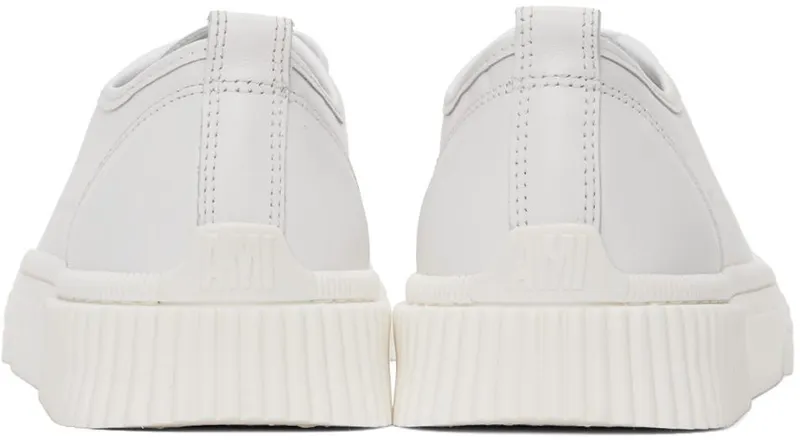 AMI Alexandre Mattiussi White Ami Sole Low-Top Sneakers (USN401.857)