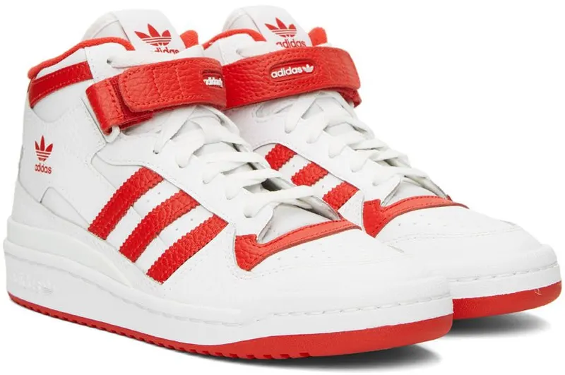 adidas Forum Mid Cloud White Vivid Red (GY5819)