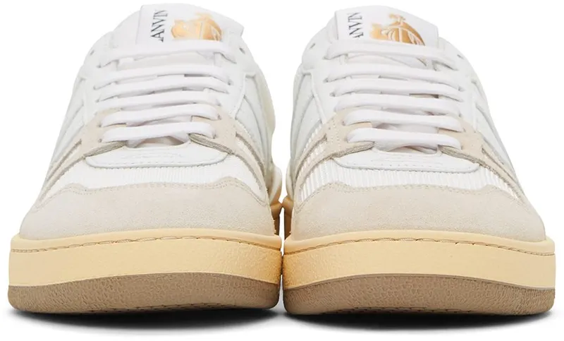 Lanvin White Calfskin Clay Sneakers (FW-SKDK00-NASH-A20)