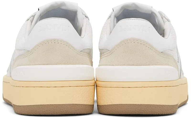 Lanvin White Calfskin Clay Sneakers (FW-SKDK00-NASH-A20)