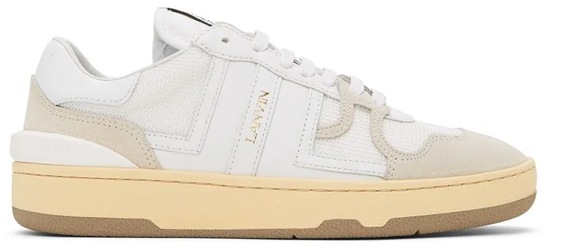 Lanvin White Calfskin Clay Sneakers (FW-SKDK00-NASH-A20)