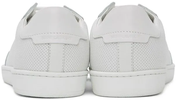 Saint Laurent White Court Classic SL10 Sneakers (6032231JZ10)
