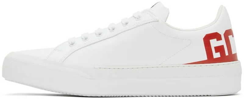 GCDS White Eco Bucket Sneakers (SS22M460020)