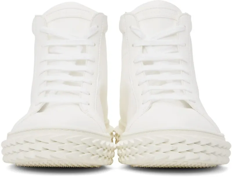 Giuseppe Zanotti White Ecoblabber Sneakers (RM20032-91671)