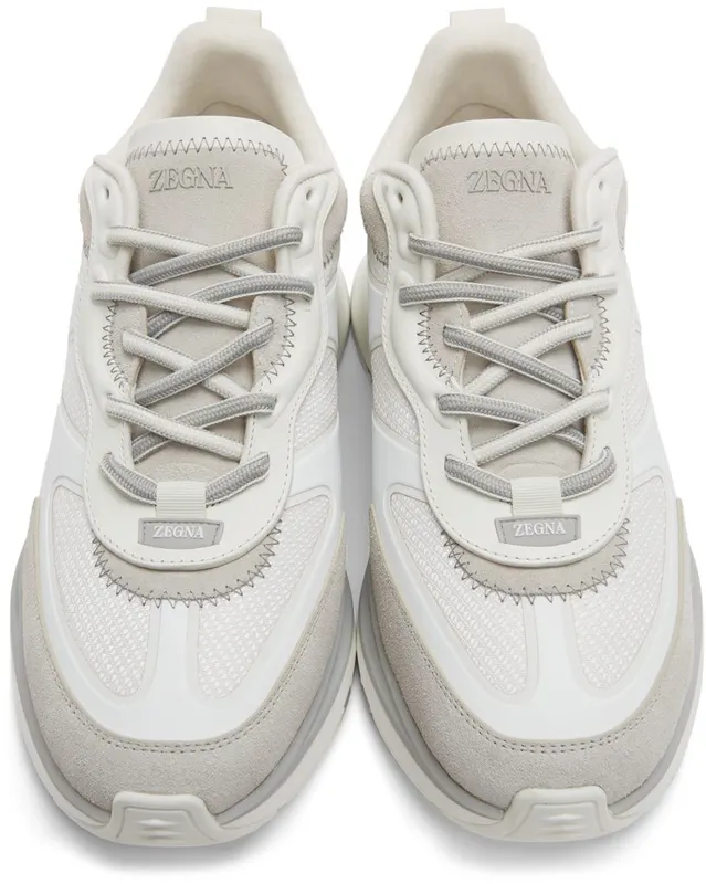 Z Zegna White UTE Sneakers (LHUTE-A5159X)