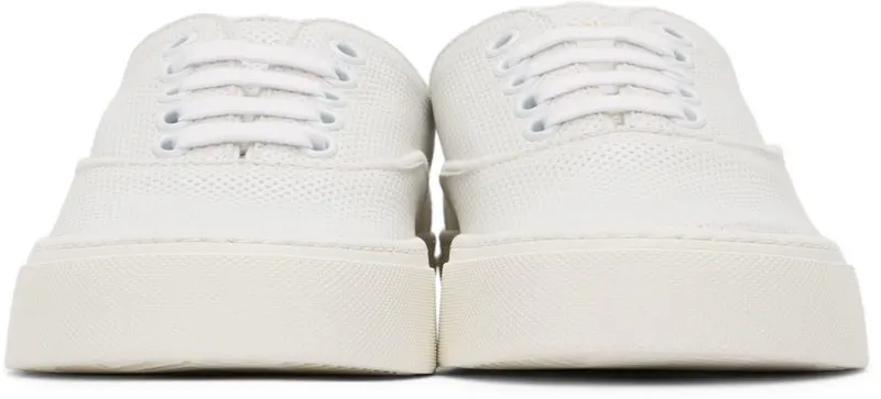 Saint Laurent White Venice Low-Top Sneakers (584766 1JZ80)